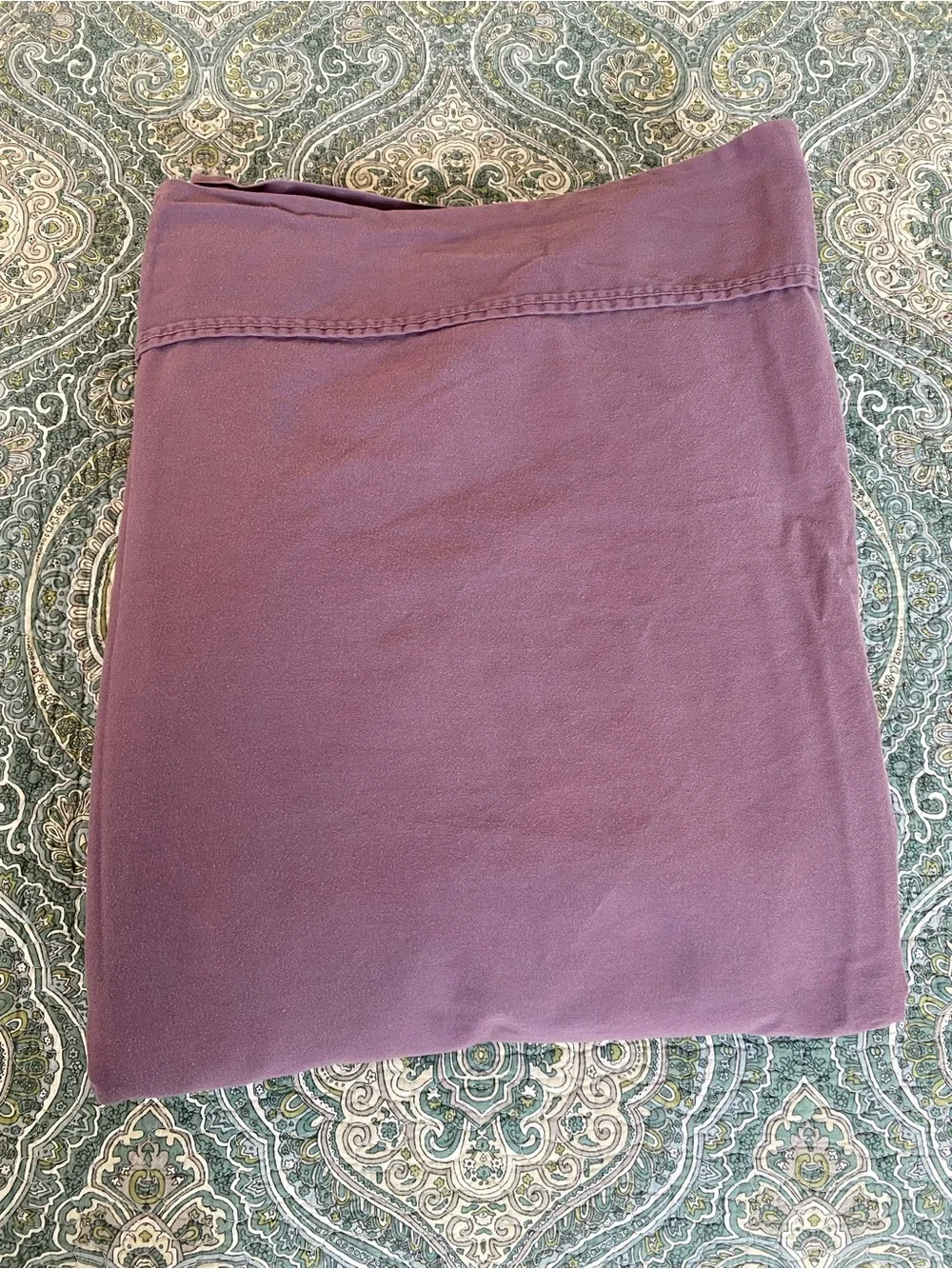 Wamsutta Plum Solid Sheet - Deep Plum